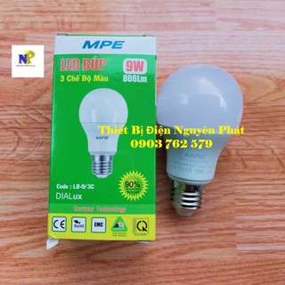 Led bulb 3 chế độ màu lb-9/3c cs 9w