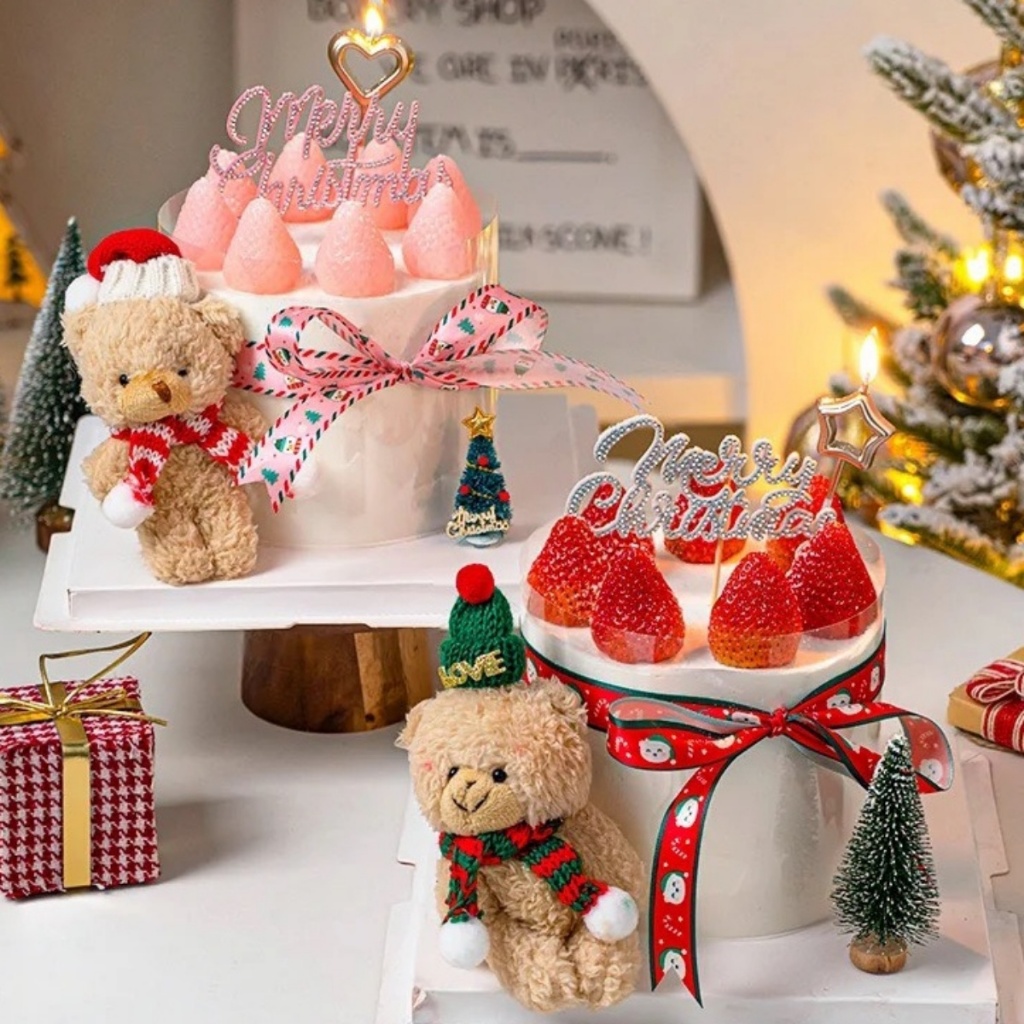 Gấu Bông Noel 7x 16cm-Q7944