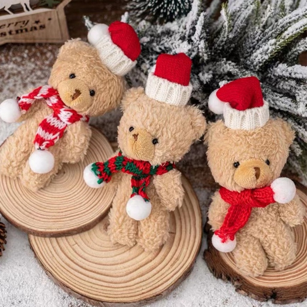 Gấu Bông Noel 7x 16cm-Q7944