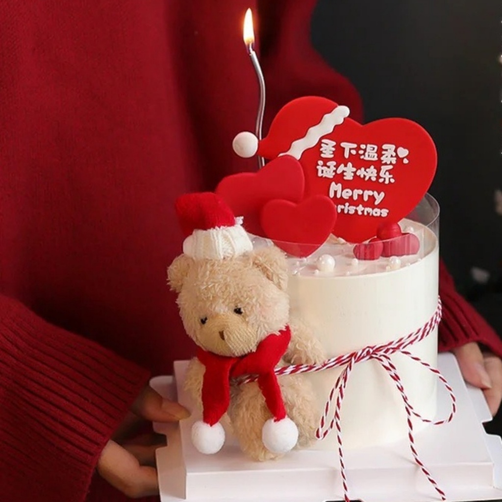 Gấu Bông Noel 7x 16cm-Q7944