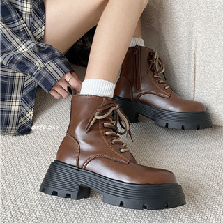 [LOẠI 1] Giày bốt nữ cao cổ Ulzzang da mềm cổ chun ôm chân đế cao 3cm phong cách Hàn quốc phối đồ xinh cá tính đơn giản