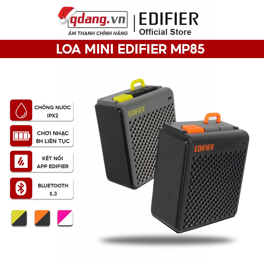 Loa nghe nhạc bluetooth mini Edifier MP85 - loa di động (đạp xe, chạy bộ, học tiếng anh,..)