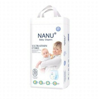 Bịch 50 miếng bỉm quần Nanu cao cấp cho con yêu size M, L, XL, XXL