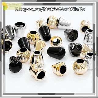 Set 10 Chốt Chặn Đầu Dây Hình Chuông có nắp và không nắp, Chuông chặn dây quần ST1