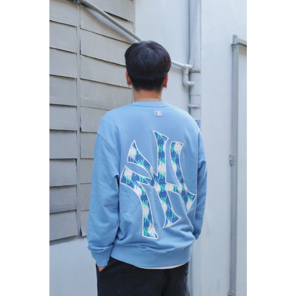 ÁO Sweater MLB Monogram Diamond All Over Fit Sweatshirt Boston Red Sox  *Brown* - Code: 3AMTM0314-43BGD