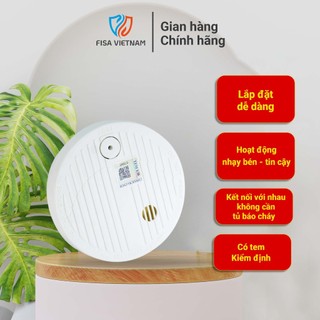 Báo cháy thông minh/Đầu báo khói cục bộ liên động không dây