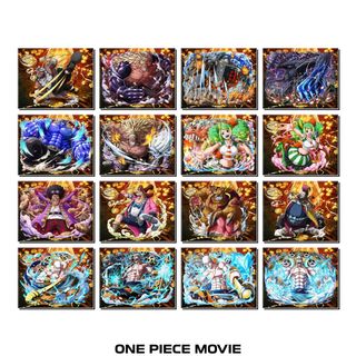 [Độc Quyền Phản Quang 7 Màu] - Phần 14 - Thẻ Bài One Piece - Movie and special