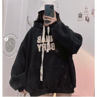 Áo hoddie nỉ "annab obery" unisex poppy clothingz siêu ấm nỉ bông hai lớp