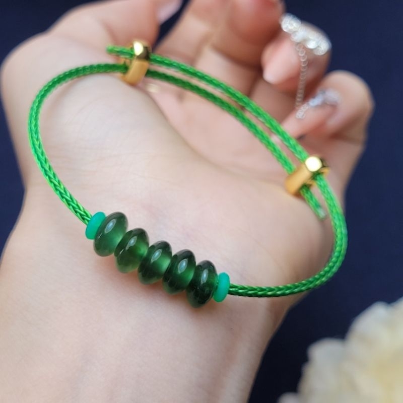 Vòng cáp ngũ điếu NB trong veo như nắng thu Hà Nội - Phong Thủy TUDO
