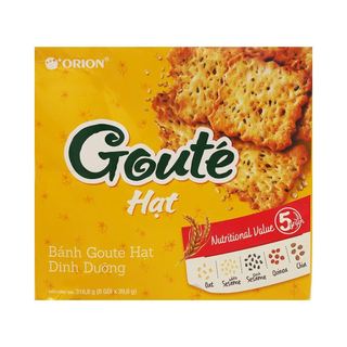 Bánh Gouté Orion hạt dinh dưỡng hộp 316.8g - 8 gói