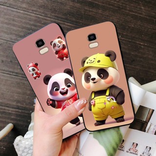 Ốp lưng samsung j6 2018 / ss j6 plus / ss j6+ / ss a8 2018 / ss a8 plus 2018 in hình gấu trúc cute