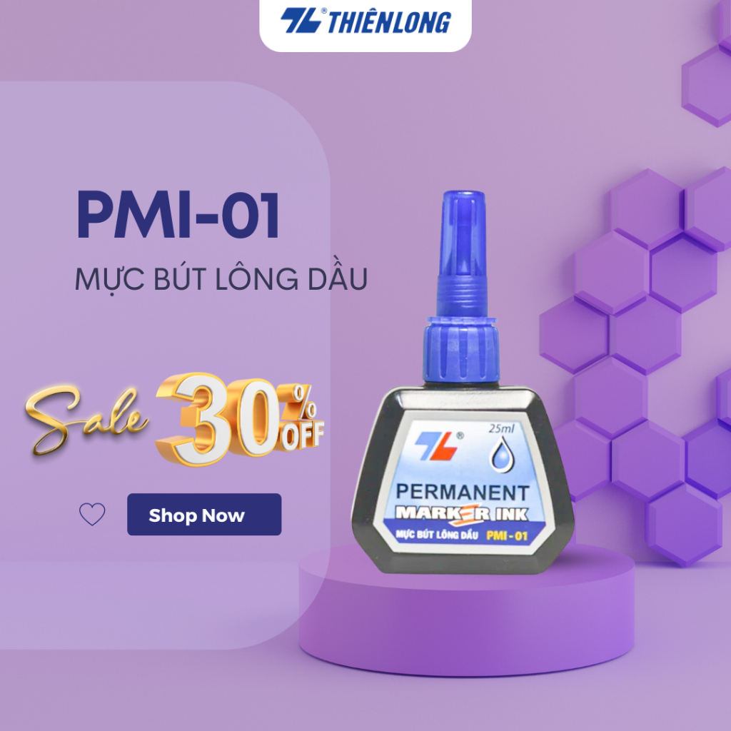 Mực bút lông dầu Thiên Long PMI-01