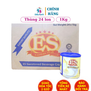 [ Thùng 24 Hộp] Sữa Đặc Có Đường Es Xanh 1Kg - Nhập Khẩu Malaysia