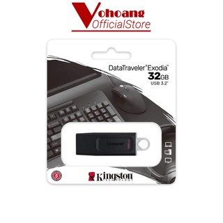 (Hot Sale) USB 3.2 Gen 1 Kingston DataTraveler Exodia DTX 32GB Thời trang với nắp bảo vệ