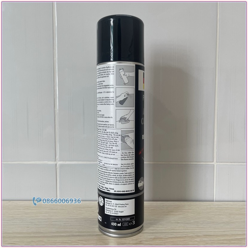 Chai làm sạch nội thất xe ô tô đa năng Sonax All Purpose Cleaner Foam