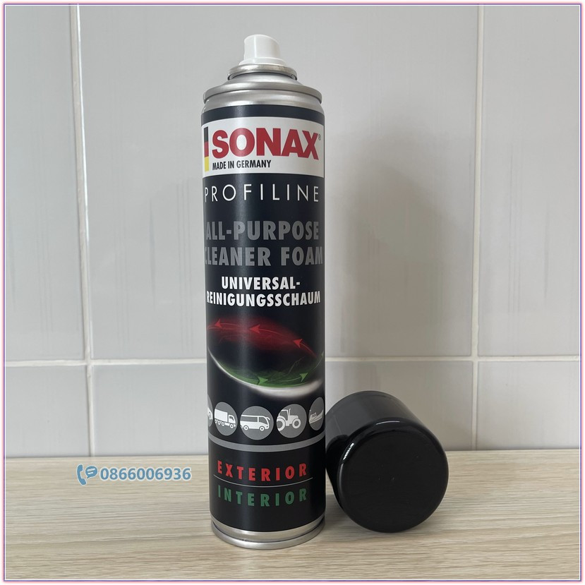 Chai làm sạch nội thất xe ô tô đa năng Sonax All Purpose Cleaner Foam
