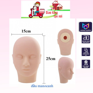Đầu manocanh lashes supply tập nối mi,matxa - đầu canh - dụng cụ nối mi