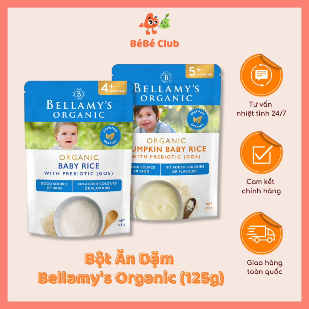Bột Ăn Dặm Bellamy's Organic (125g)