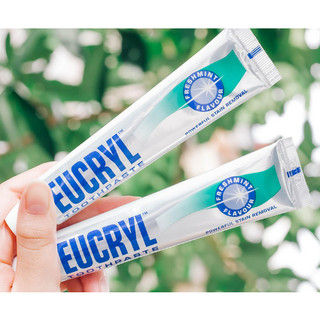 Kem đánh răng tẩy trắng vị bạc hà Eucryl Freshmint Toothpaste (62g)