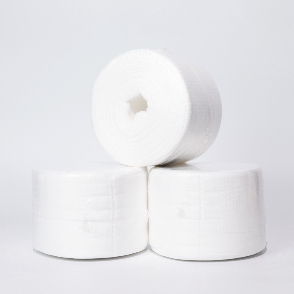 Combo 05 cuộn khăn mặt khô đa năng EcoWipes cuộn 80 tờ size 20x20 dày 50gsm dùng trong Spa tiệm tóc siêu tiết kiệm
