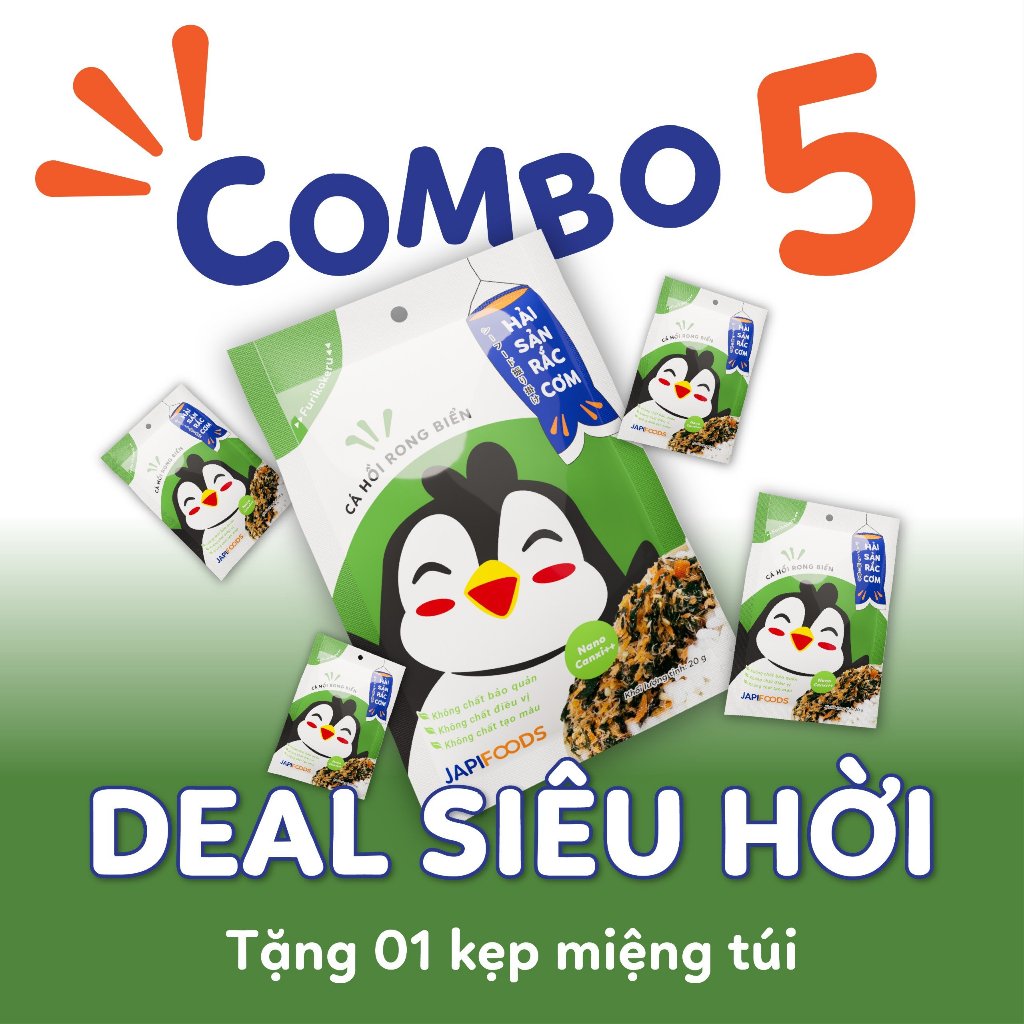 Combo 5 Vị Cà Hồi Rong Biển