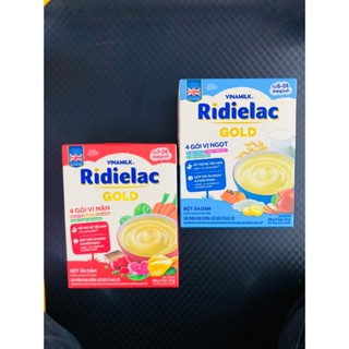  Bột ăn dặm Ridielac hộp 4 vị mặn và 4 vị ngọt cho bé hãng vinamilk cho bé từ 6 tháng tuổi 