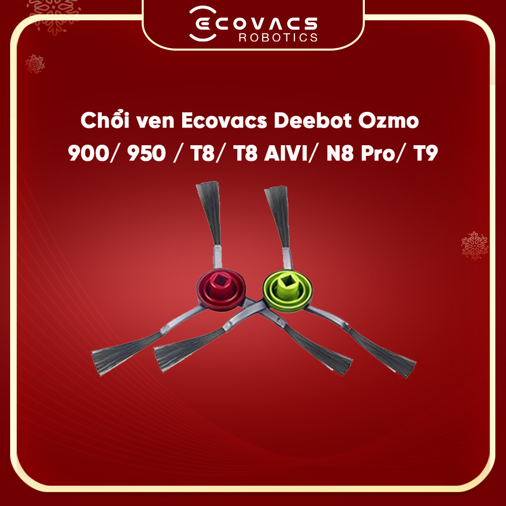 Chổi ven robot Ecovacs Deebot OZMO 920/950/900/T8/T8AIVI/T9/N8/X1Omni/N10/T10_Màu xám đen