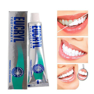 Kem đánh răng tẩy trắng vị bạc hà Eucryl Freshmint Toothpaste (62g)