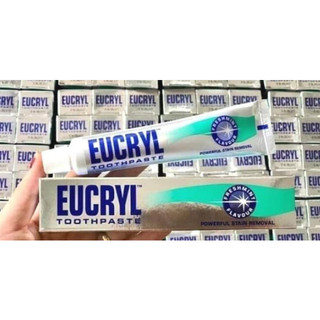 Kem đánh răng tẩy trắng vị bạc hà Eucryl Freshmint Toothpaste (62g)