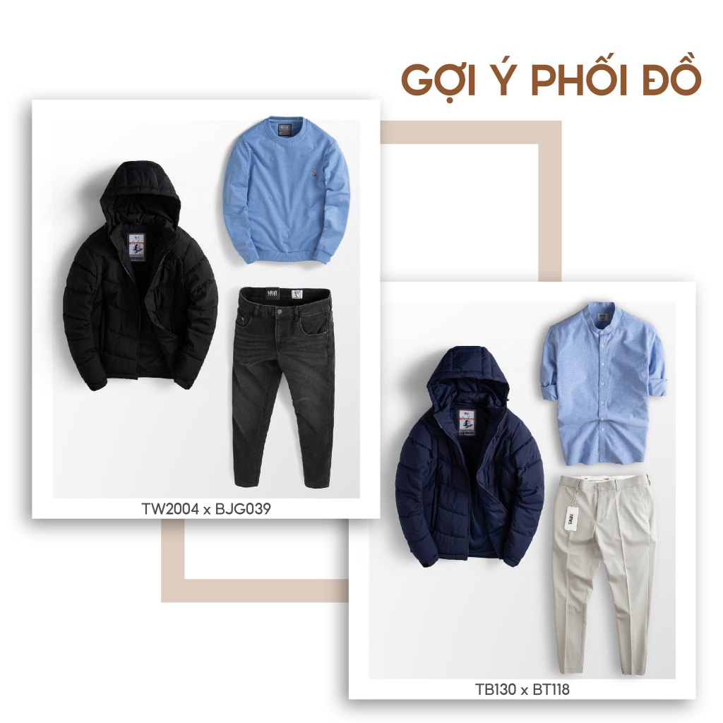 Áo Khoác Phao Nam, Khoác Parka Nam GRSIMPLE Chần Bông Chống Nước Cao Cấp, Siêu Nhẹ, Siêu Ấm,Phom Ôm Vừa Trẻ Trung CF2001