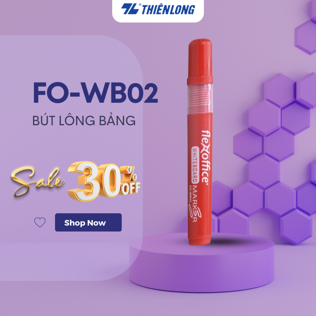 Bút lông bảng FlexOffice FO-WB02