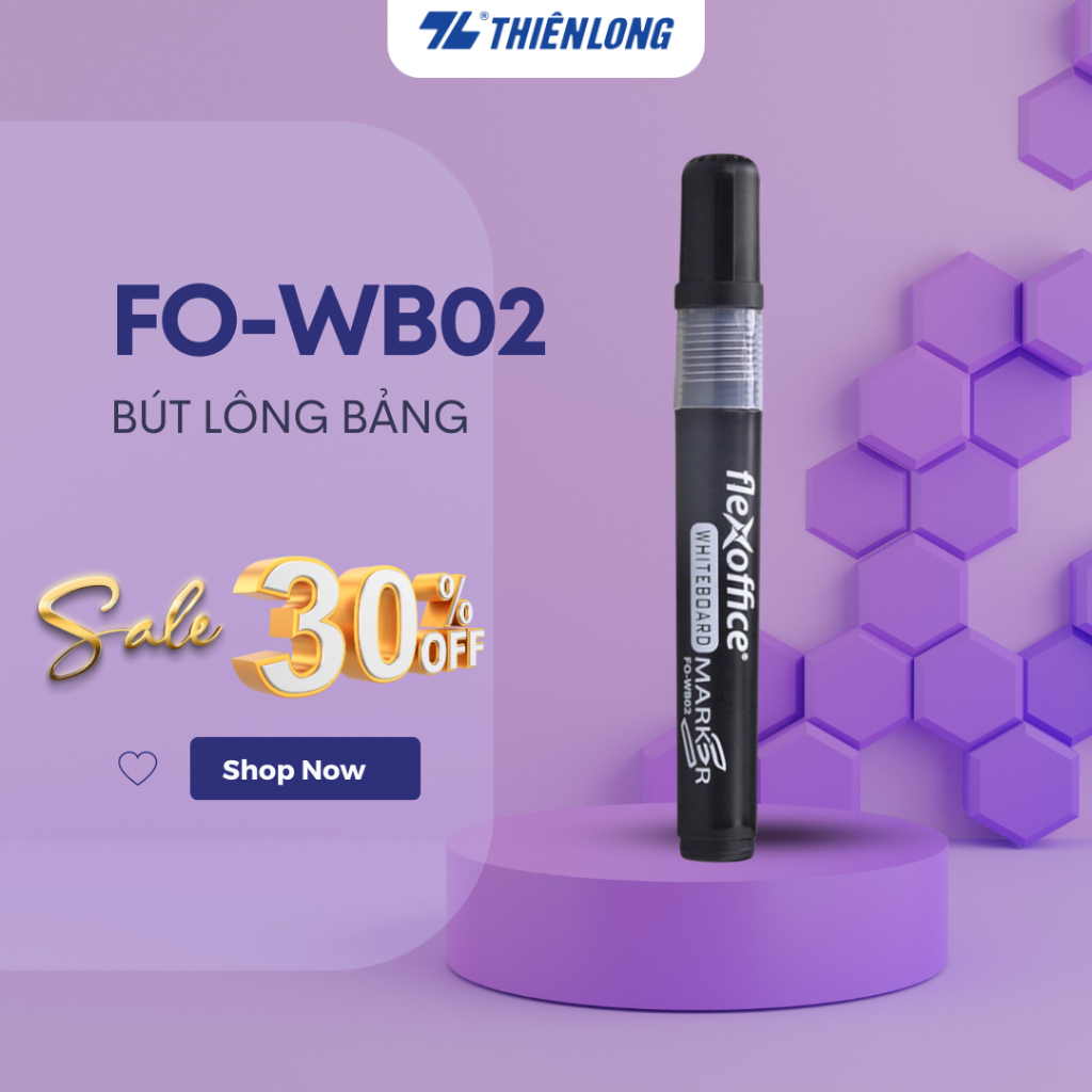 Bút lông bảng FlexOffice FO-WB02