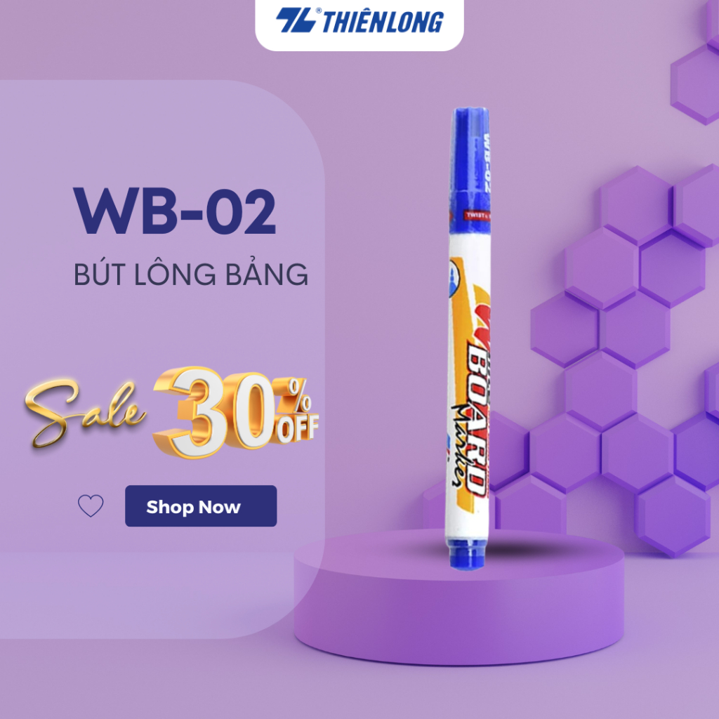 Bút lông bảng Thiên Long WB-02