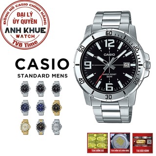 Đồng hồ nam dây kim loại Casio chính hãng MTP-VD01 Series (45mm)