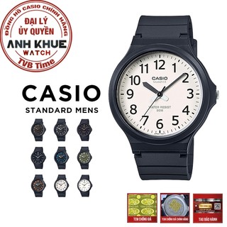 Đồng hồ nam dây nhựa Casio chính hãng MW-240 Series (43mm)