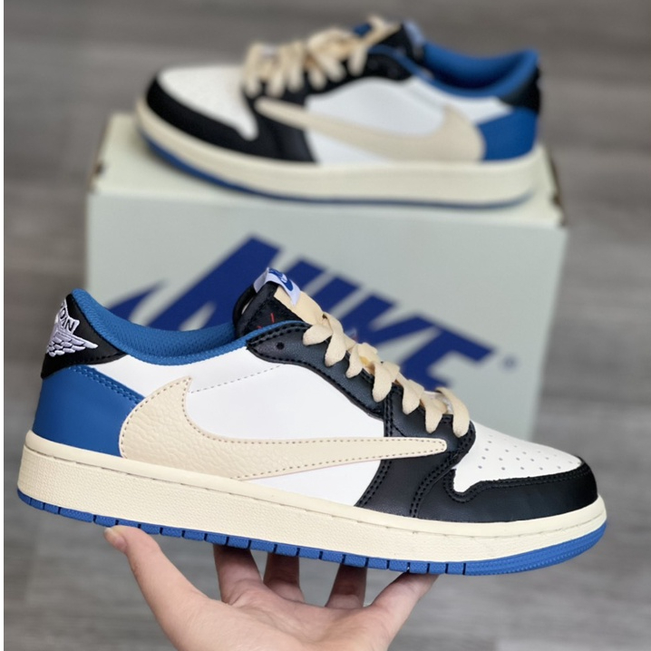 Giày thể thao JD Travis cao xanh dương-Travis nâu - Travis đen hot 2023,Giày sneaker JOR.DAN Travis chuẩn S.Cấp full pk