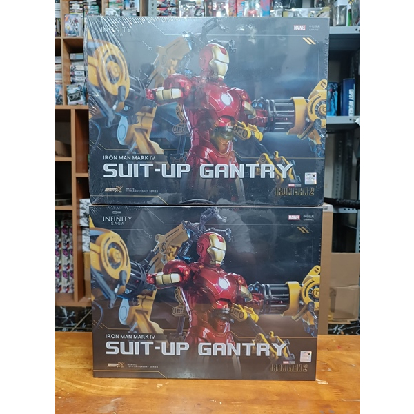 MÔ HÌNH ZD TOYS SUIT UP GANTRY + IRON MAN MK IV