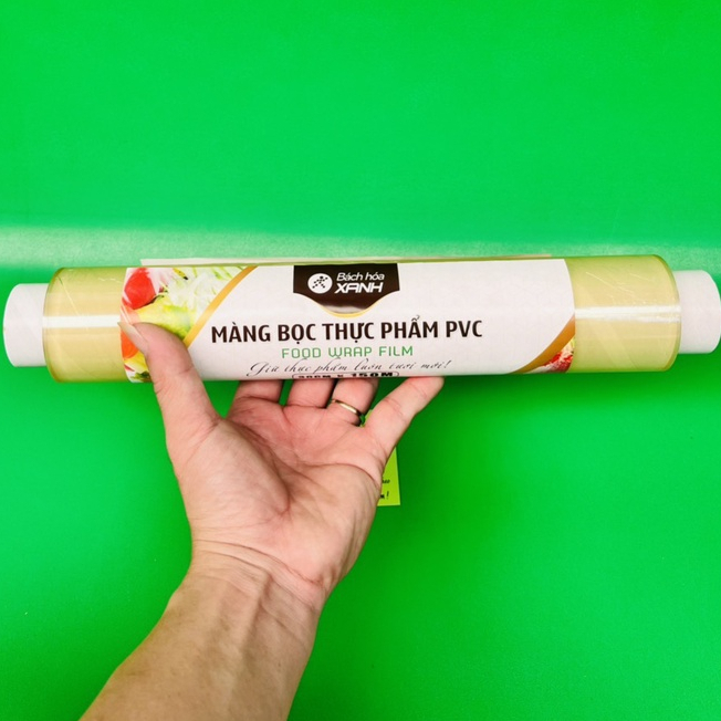 Lõi màng bọc thực phẩm PVC BHX 30cm x 150m - Công dụng Dùng để bảo quản, bao gói các loại thực phẩm