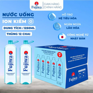 Nước uống ion kiềm Fujiwa 1250ml – Thùng 12 chai