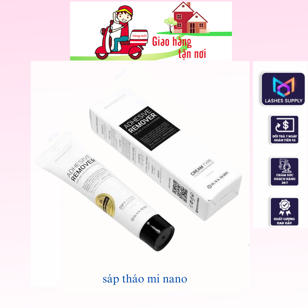Sáp tháo Nano Hàn Quốc LASHES SUPPLY, tháo nhanh không cay, dòng sáp hot nhất hiện nay