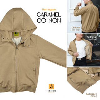 Jamin Premium - Áo Khoác Cao Cấp Có nón, áo khoác nam, chất kaki thun không xổ lông 2 Lớp,chống nắng, chống tia UV JBH07