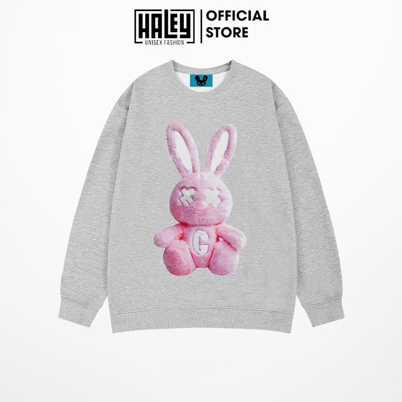 Áo Nỉ Sweater Unisex HALEY MẪU NGẪU NHIÊN Phong Cách Hàn Quốc Cá Tính Chất Nỉ Bông