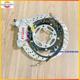 Heo 4pis frando + đĩa frando + dây dầu hel đầu inox 304 + pát cnc >>> đi size đĩa 260mm