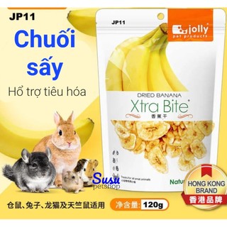 Chuối Sấy cho Thỏ, Hamster, Bọ, Chinchilla - Hàng Jolly
