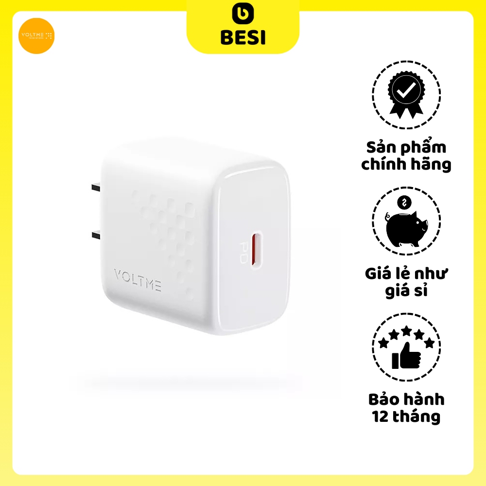 Cốc Sạc Nhanh Voltme Revo 20 Lite PD Charger