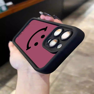 Ốp lưng iPhone Mặt Cười Camera Cạnh Vuông