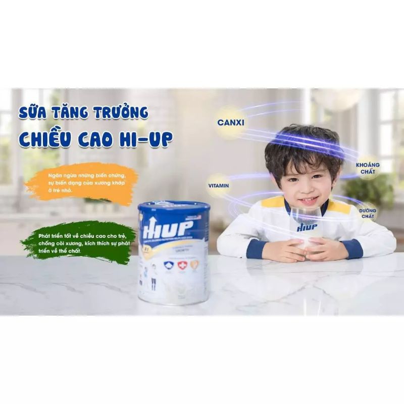 Combo 2 lon sữa hiup sữa tăng chiều cao