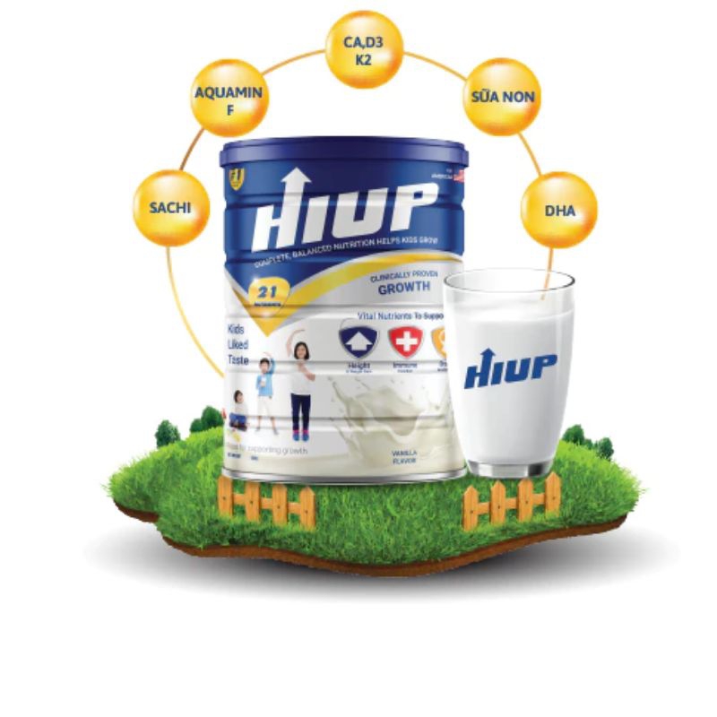 Combo 2 lon sữa hiup sữa tăng chiều cao