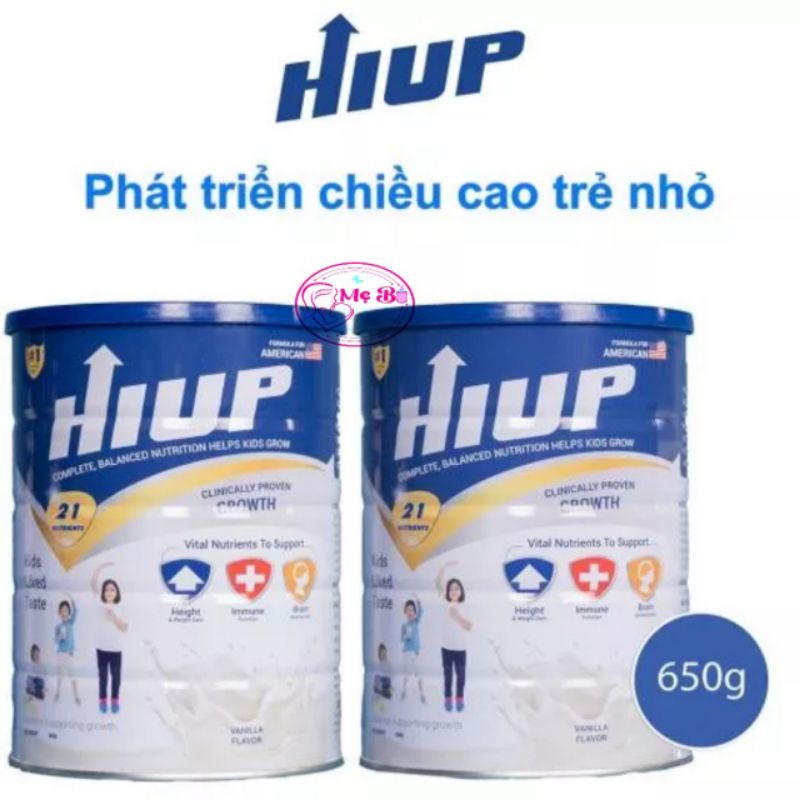 Combo 2 lon sữa hiup sữa tăng chiều cao