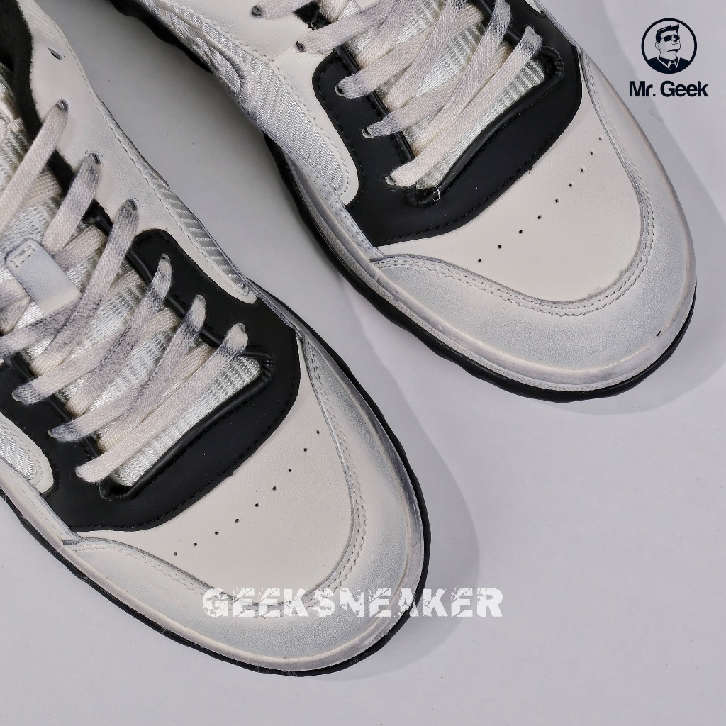 Giày Sneaker cổ thấp Gu Mac 80 - Off White - White Black